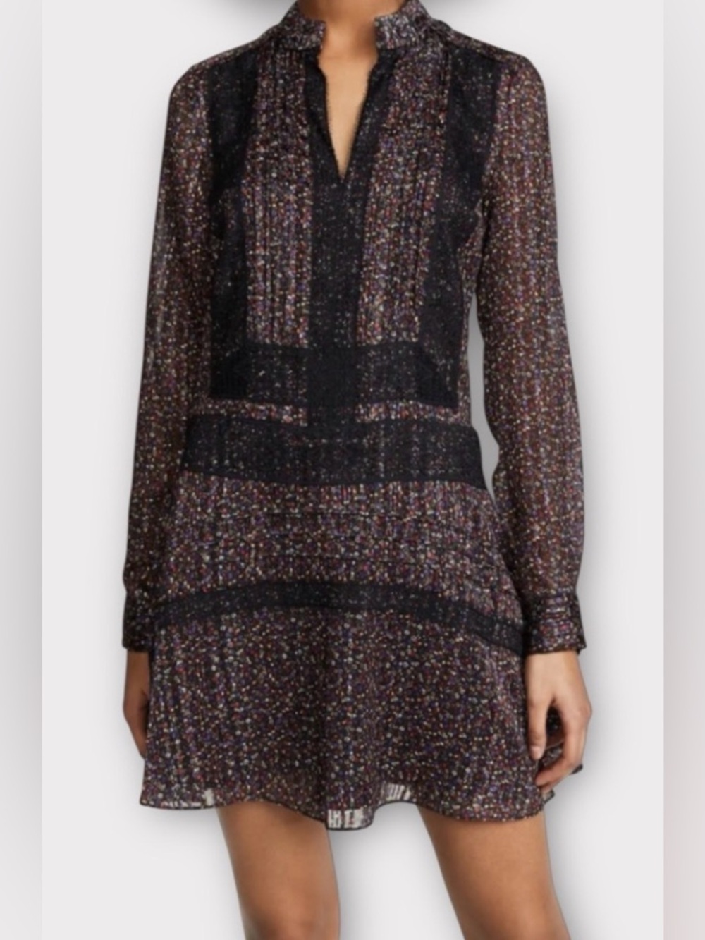 Derek Lam 10 Crosby Floral Mini Dress Designer Feminine Luxury Party Sz 6 EUC